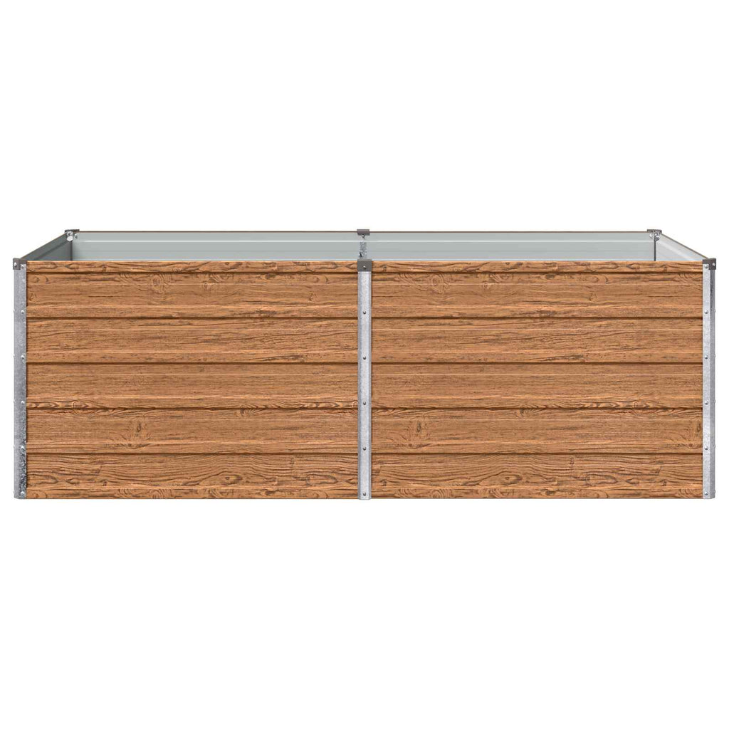 vidaXL Podniesione Łóżko Ogrodowe Brązowy Drewno 160 x 80 x 55 cm