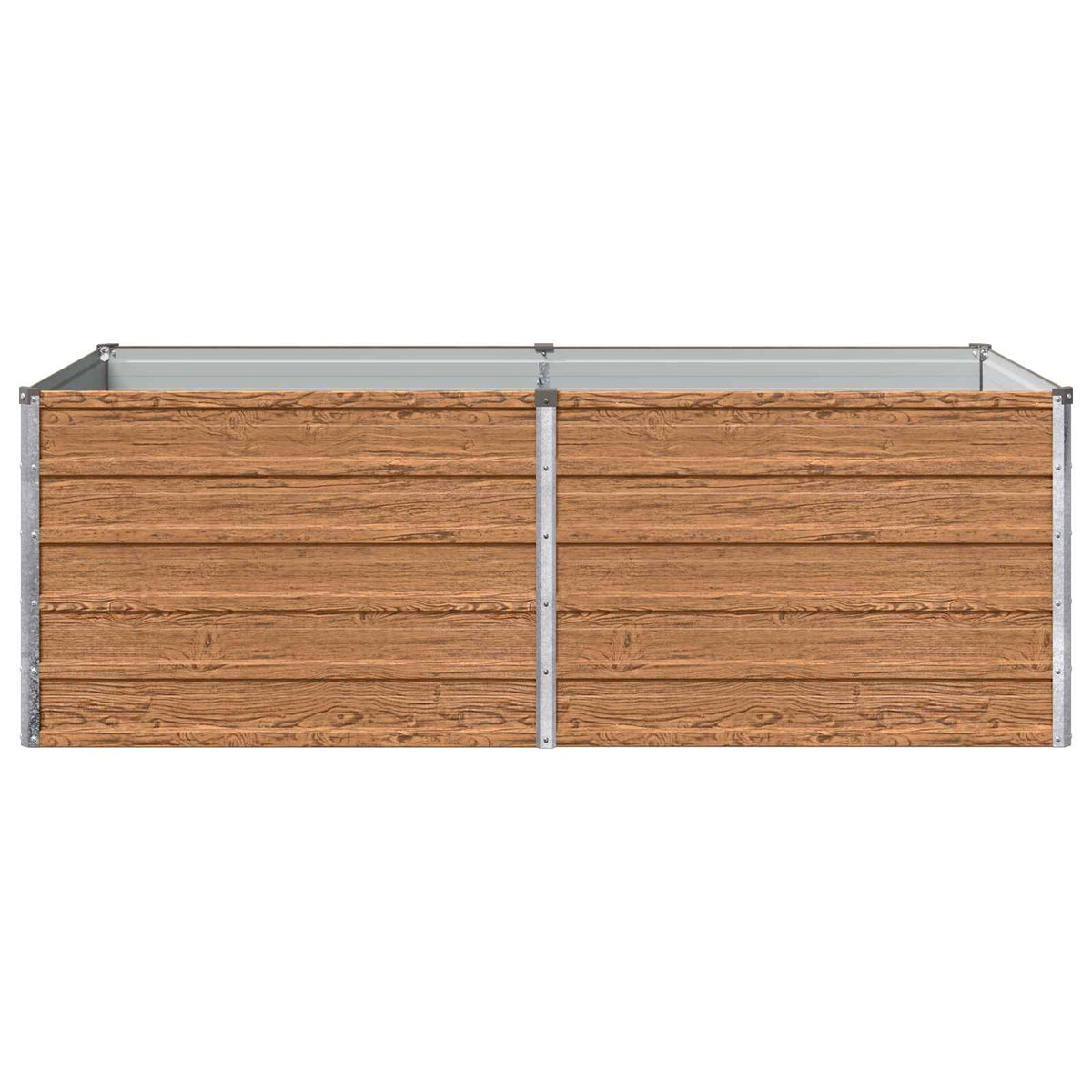 vidaXL Podniesione Łóżko Ogrodowe Brązowy Drewno 160 x 80 x 55 cm