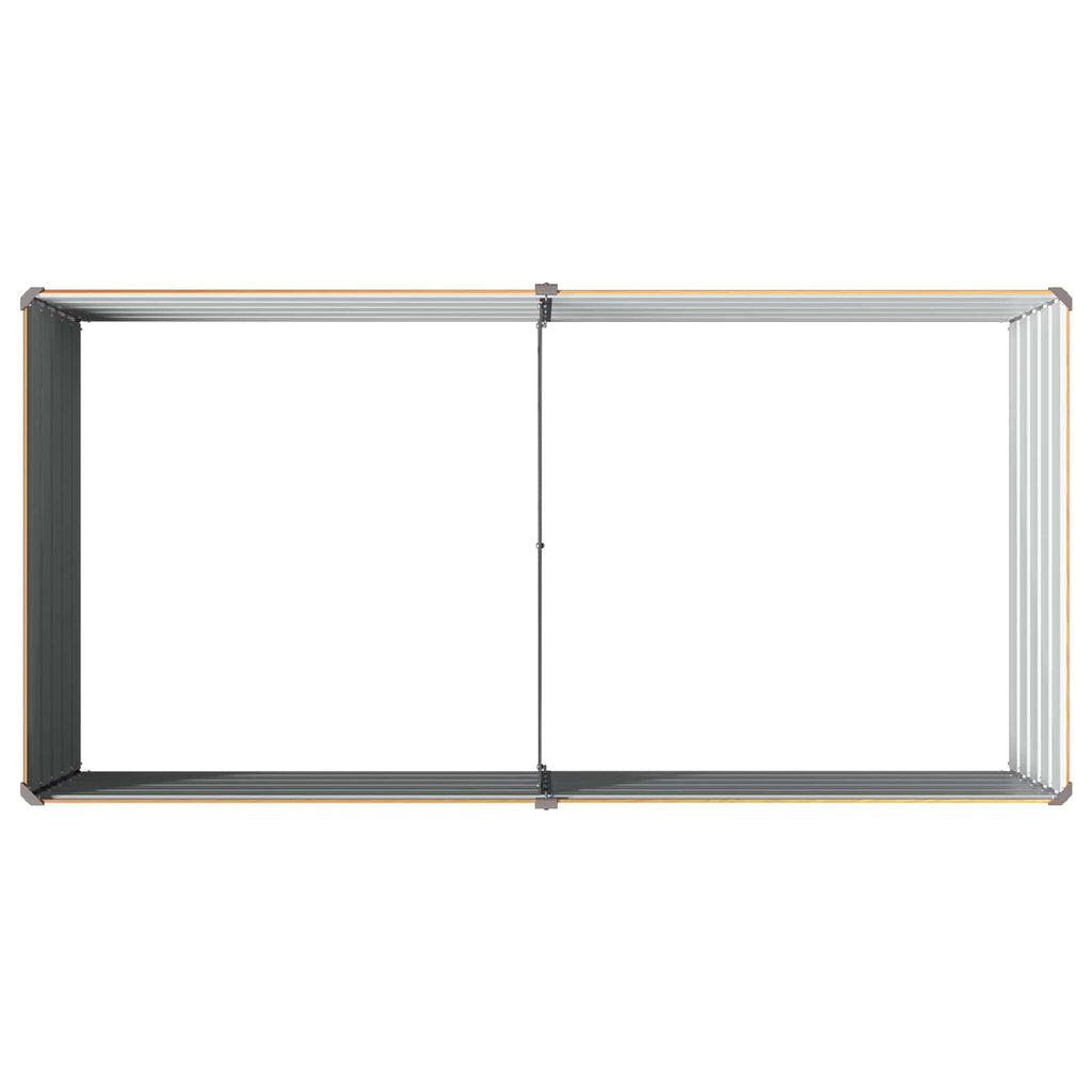 vidaXL Podniesione Łóżko Ogrodowe naturalny 160 x 80 x 55 cm