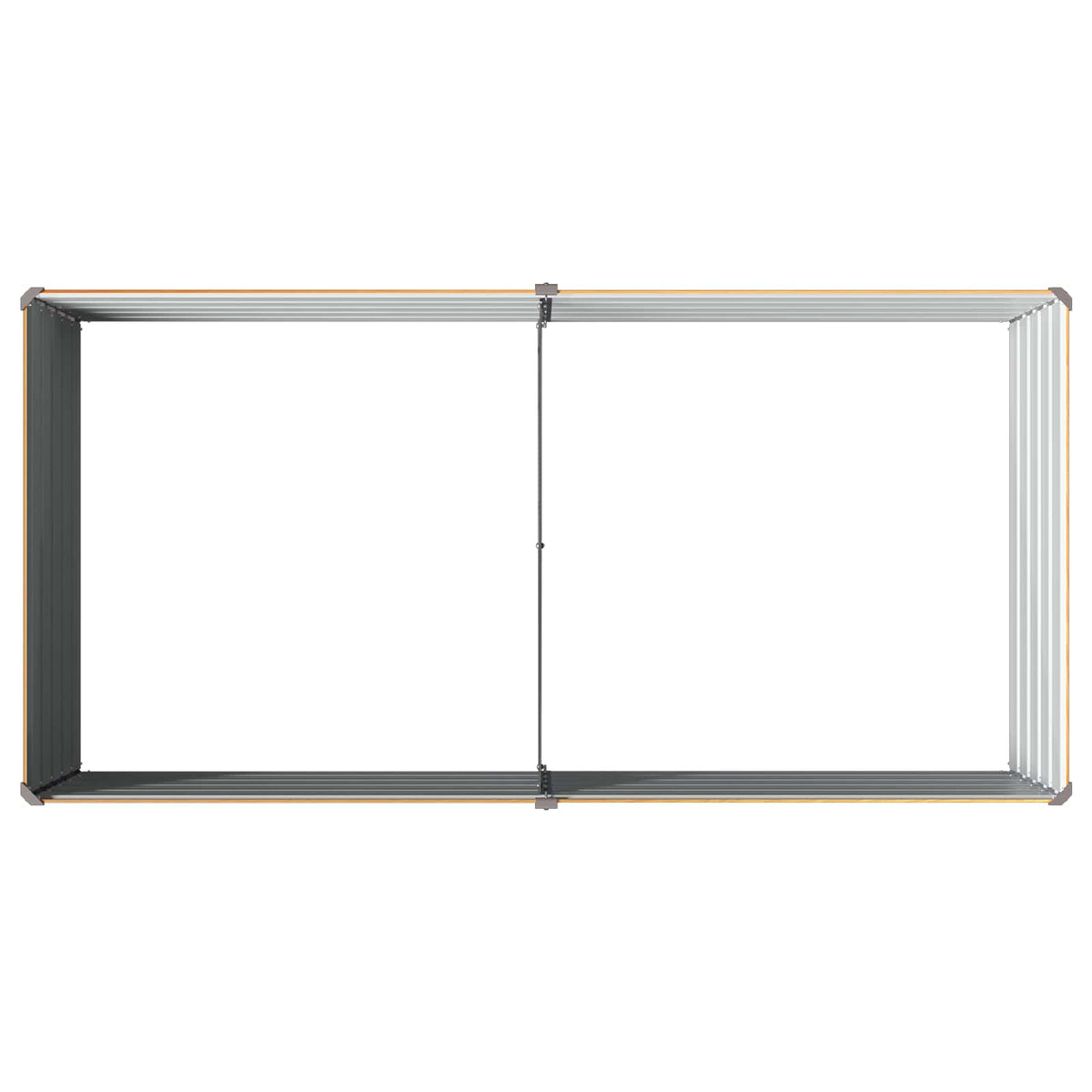 vidaXL Podniesione Łóżko Ogrodowe naturalny 160 x 80 x 55 cm