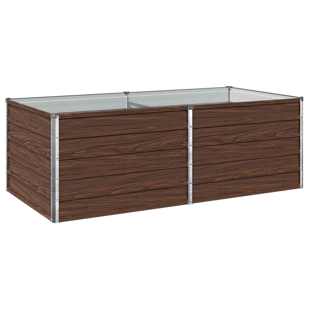 vidaXL Podniesione Łóżko Ogrodowe Czarny 160 x 80 x 55 cm