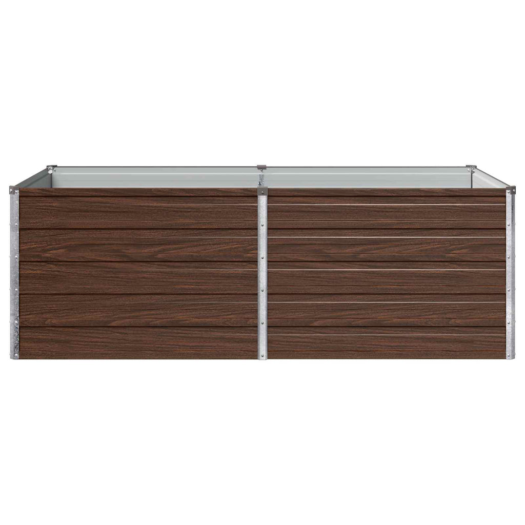 vidaXL Podniesione Łóżko Ogrodowe Czarny 160 x 80 x 55 cm