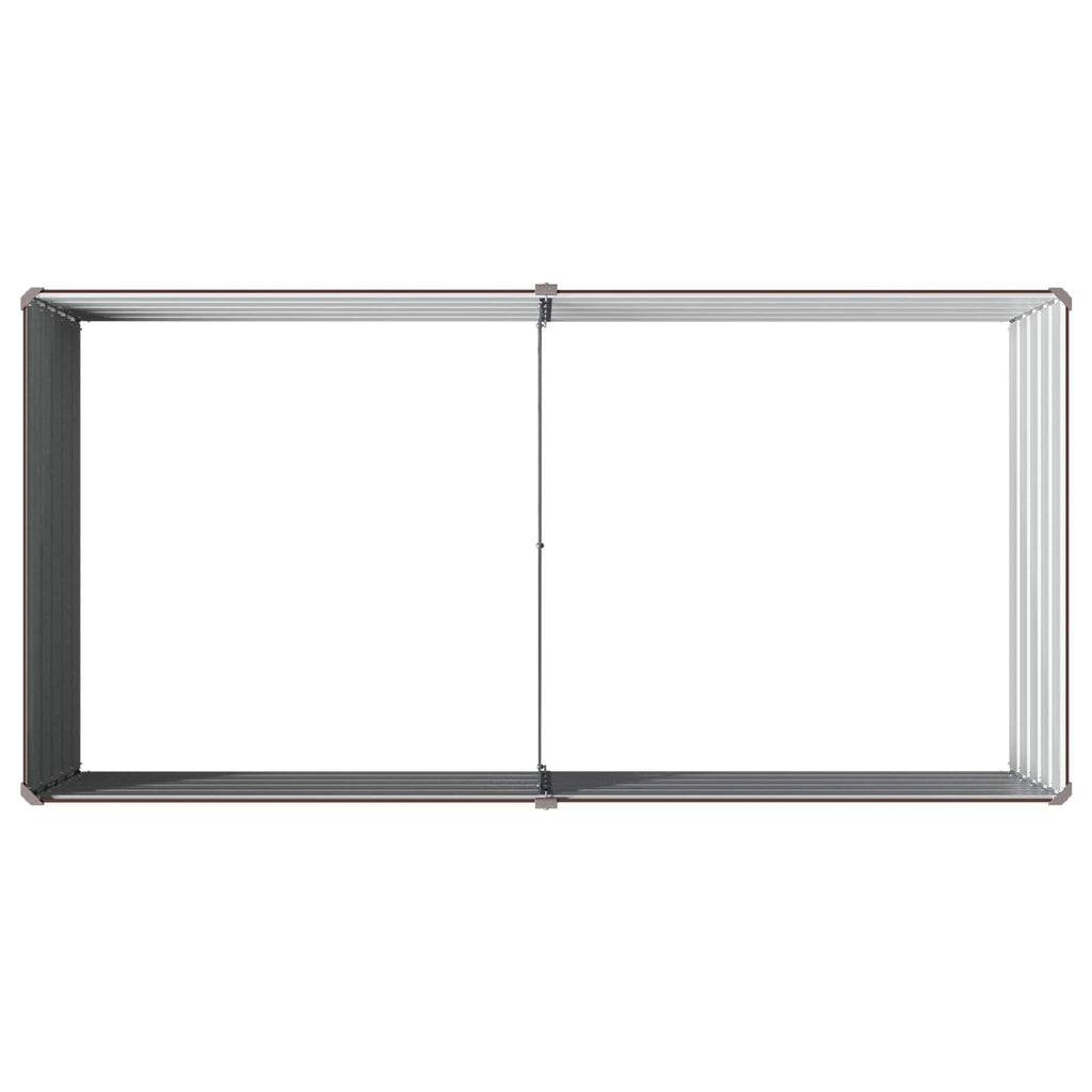 vidaXL Podniesione Łóżko Ogrodowe brązowy 160 x 80 x 55 cm