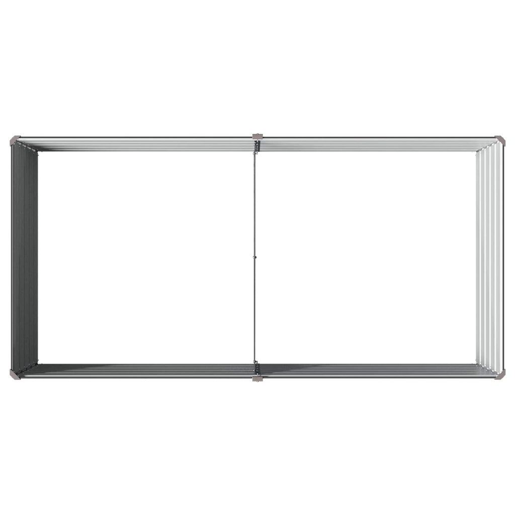 vidaXL Podniesione Łóżko Ogrodowe antracytowy 160 x 80 x 55 cm