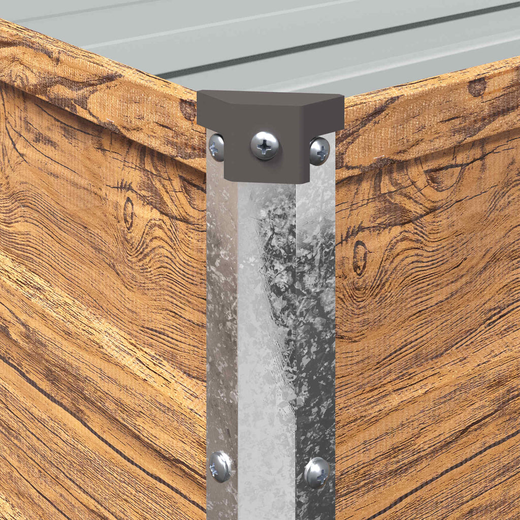 vidaXL Podniesione Łóżko Ogrodowe Brązowy Drewno 240 x 80 x 55 cm