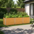 vidaXL Podniesione Łóżko Ogrodowe naturalny 240 x 80 x 55 cm