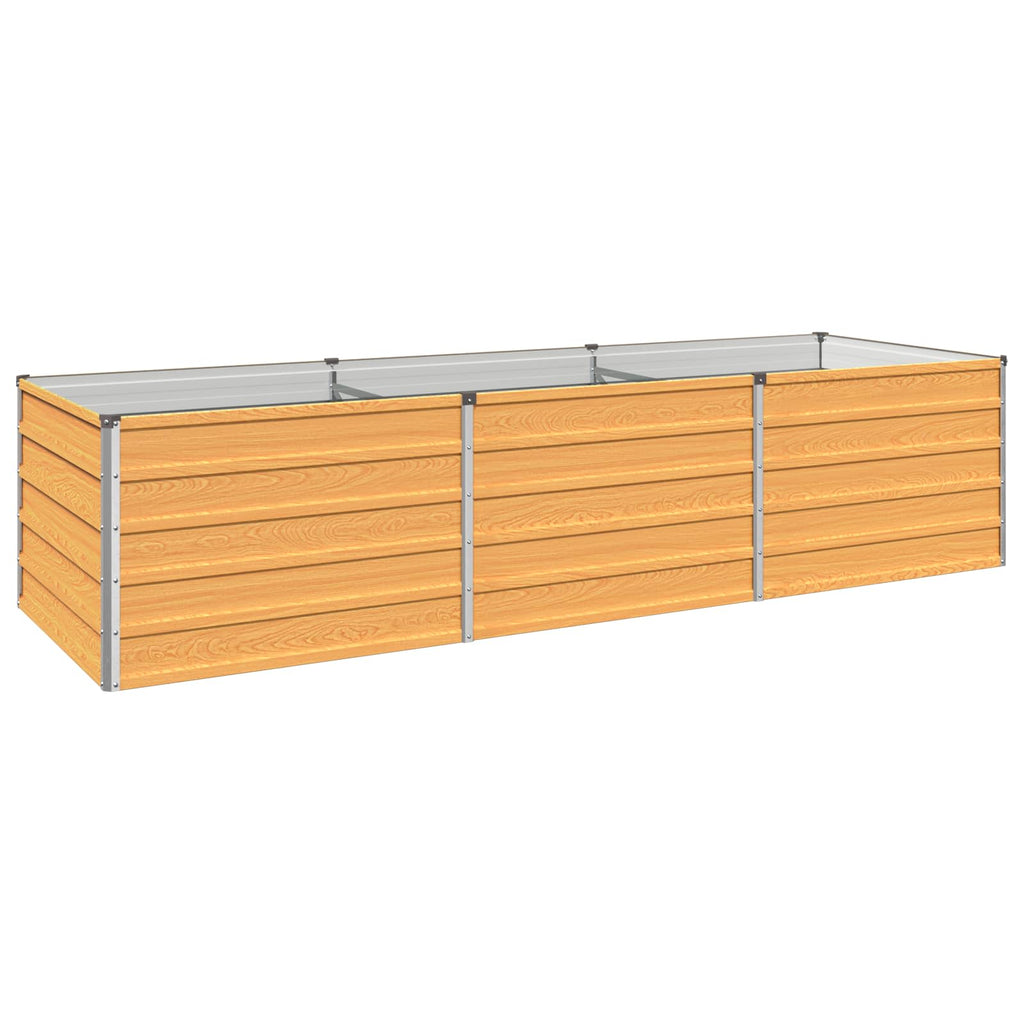 vidaXL Podniesione Łóżko Ogrodowe naturalny 240 x 80 x 55 cm
