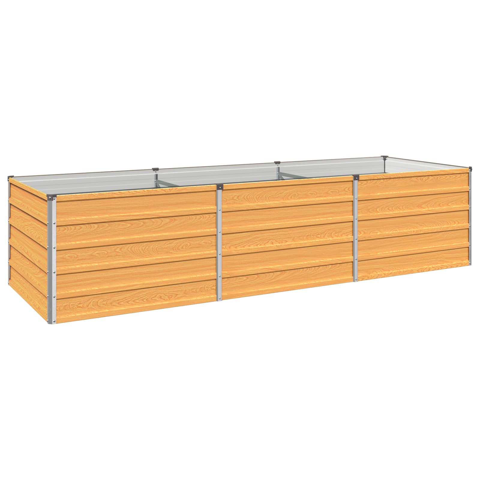vidaXL Podniesione Łóżko Ogrodowe naturalny 240 x 80 x 55 cm