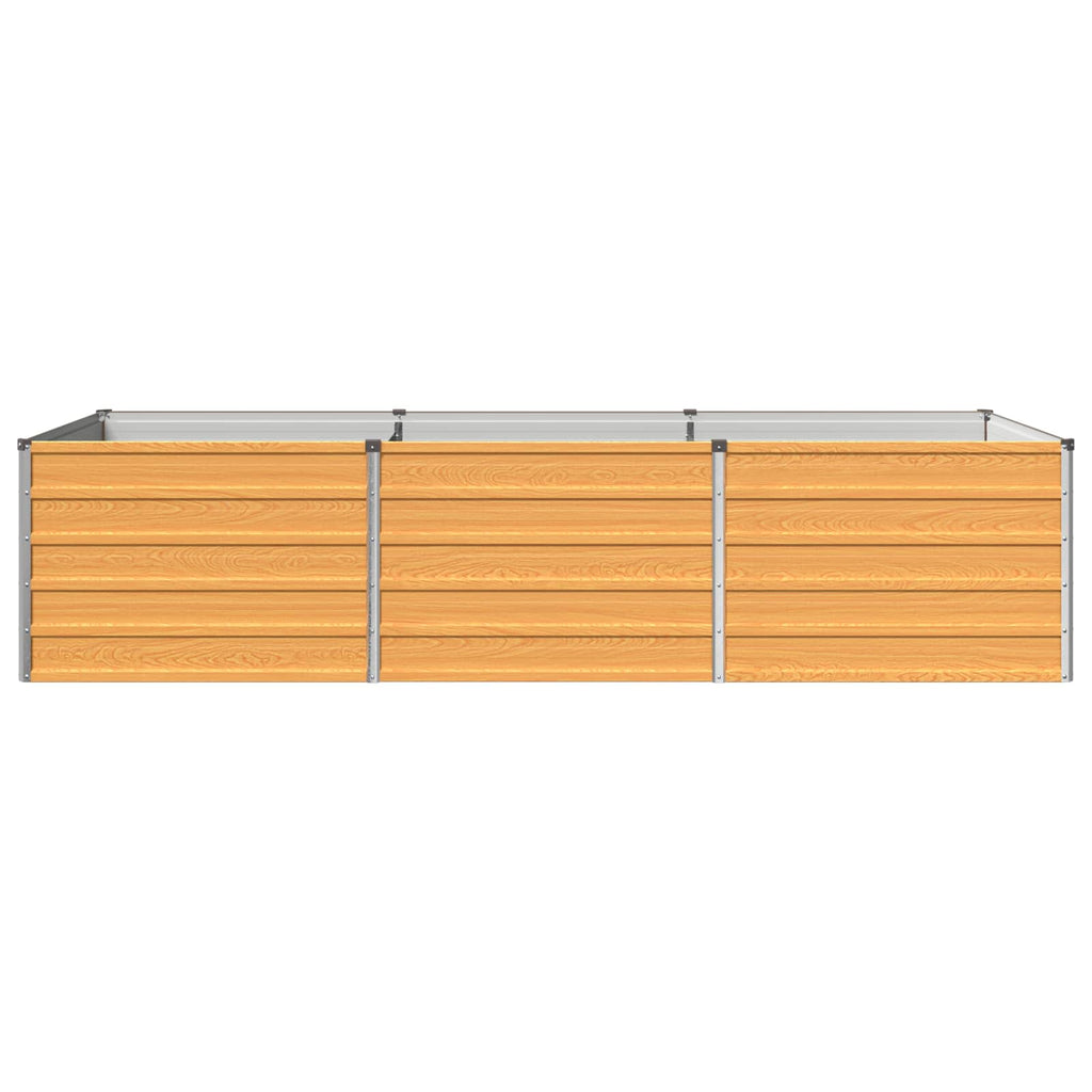 vidaXL Podniesione Łóżko Ogrodowe naturalny 240 x 80 x 55 cm
