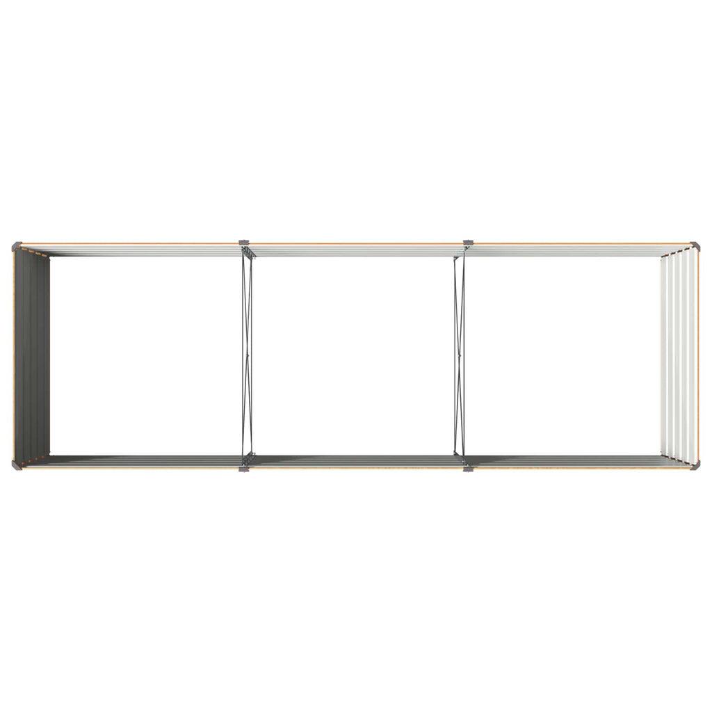 vidaXL Podniesione Łóżko Ogrodowe naturalny 240 x 80 x 55 cm