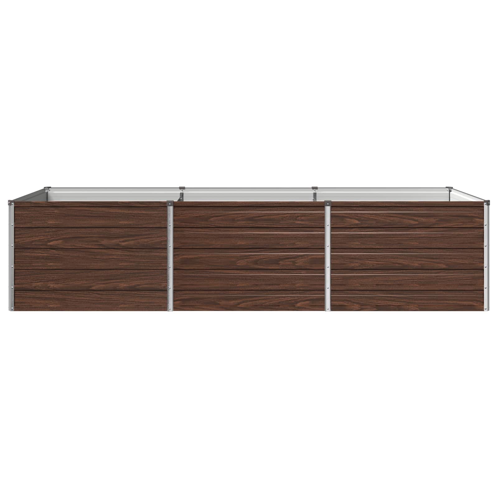 vidaXL Podniesione Łóżko Ogrodowe Czarny 240 x 80 x 55 cm