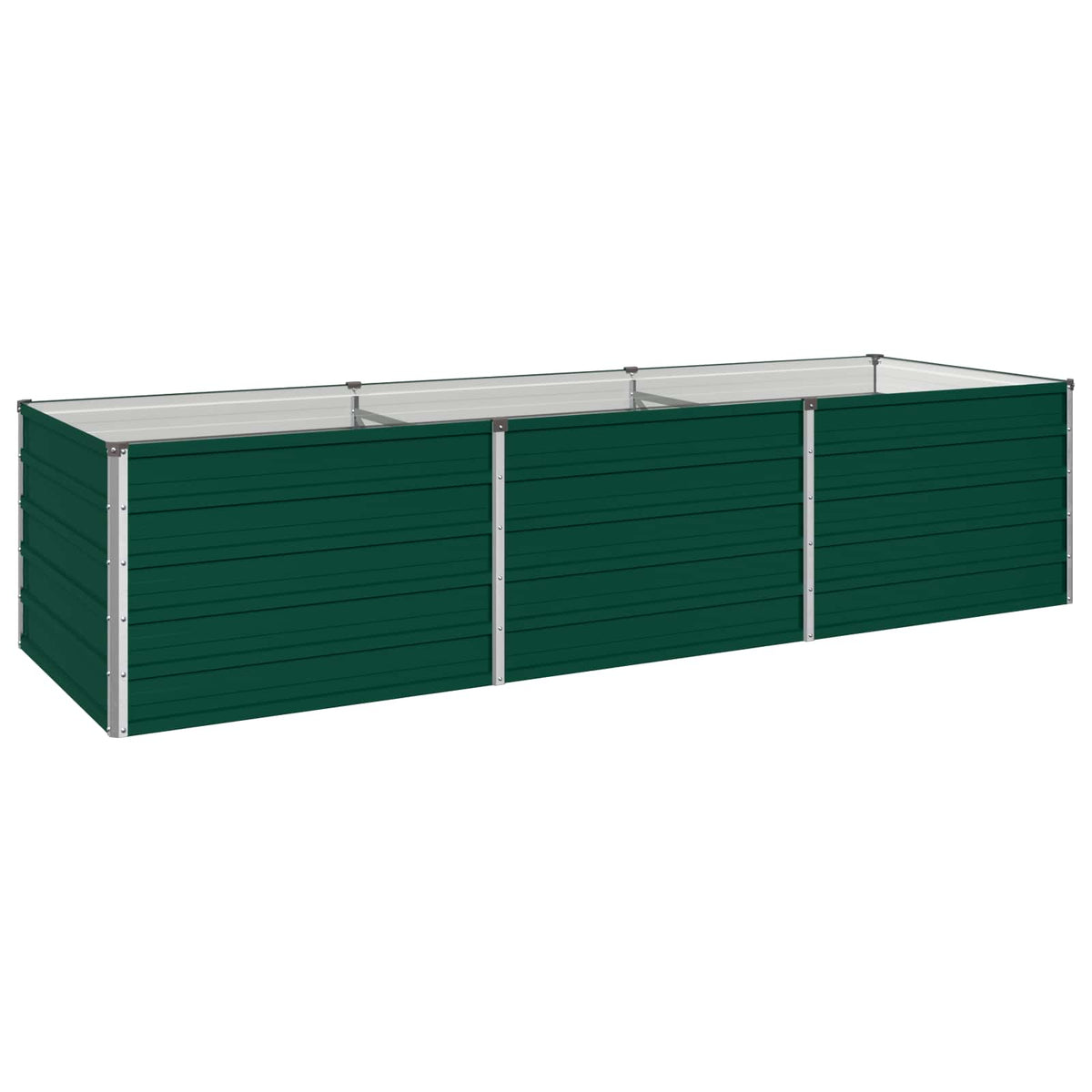 vidaXL Podniesione Łóżko Ogrodowe zielony 240 x 80 x 55 cm