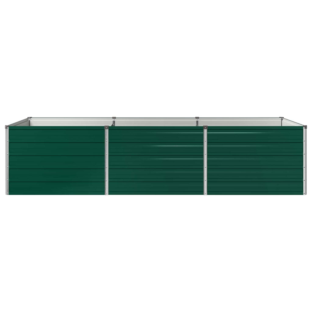 vidaXL Podniesione Łóżko Ogrodowe zielony 240 x 80 x 55 cm