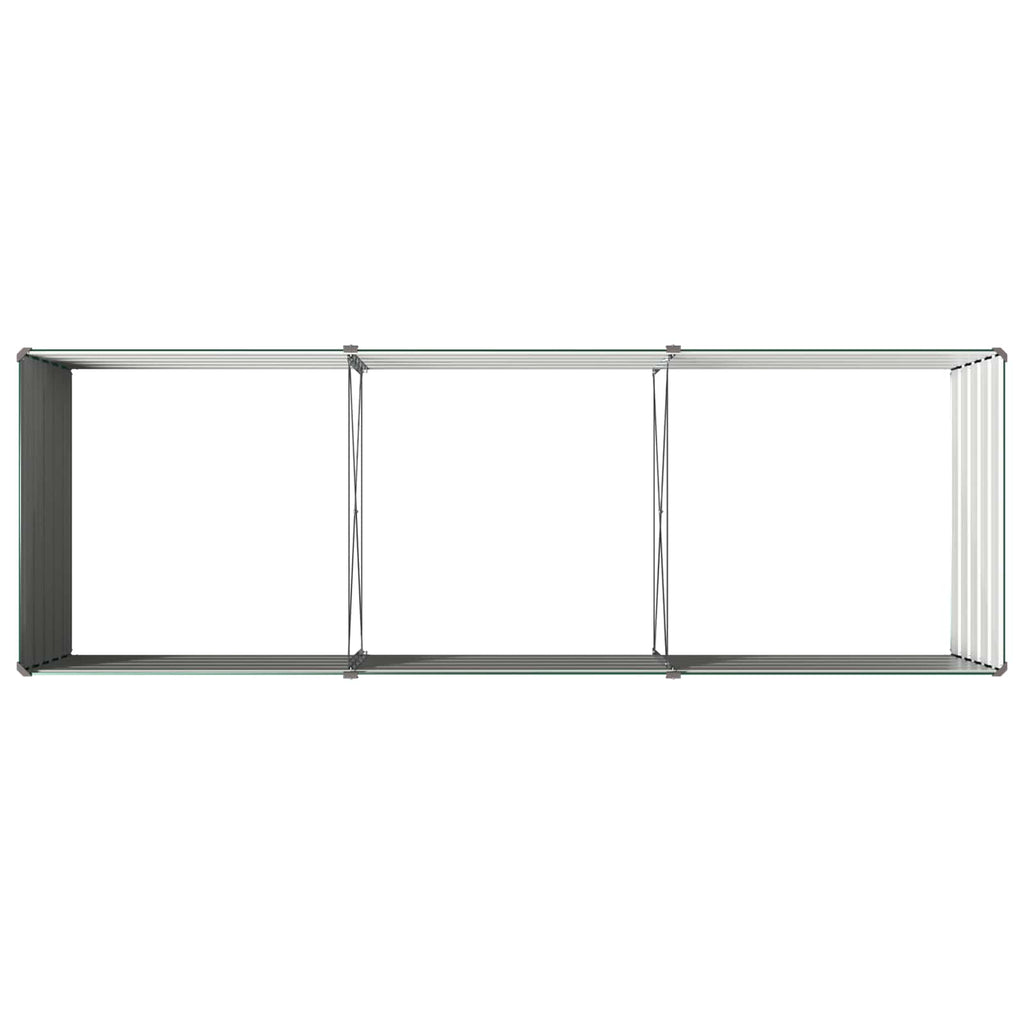 vidaXL Podniesione Łóżko Ogrodowe zielony 240 x 80 x 55 cm