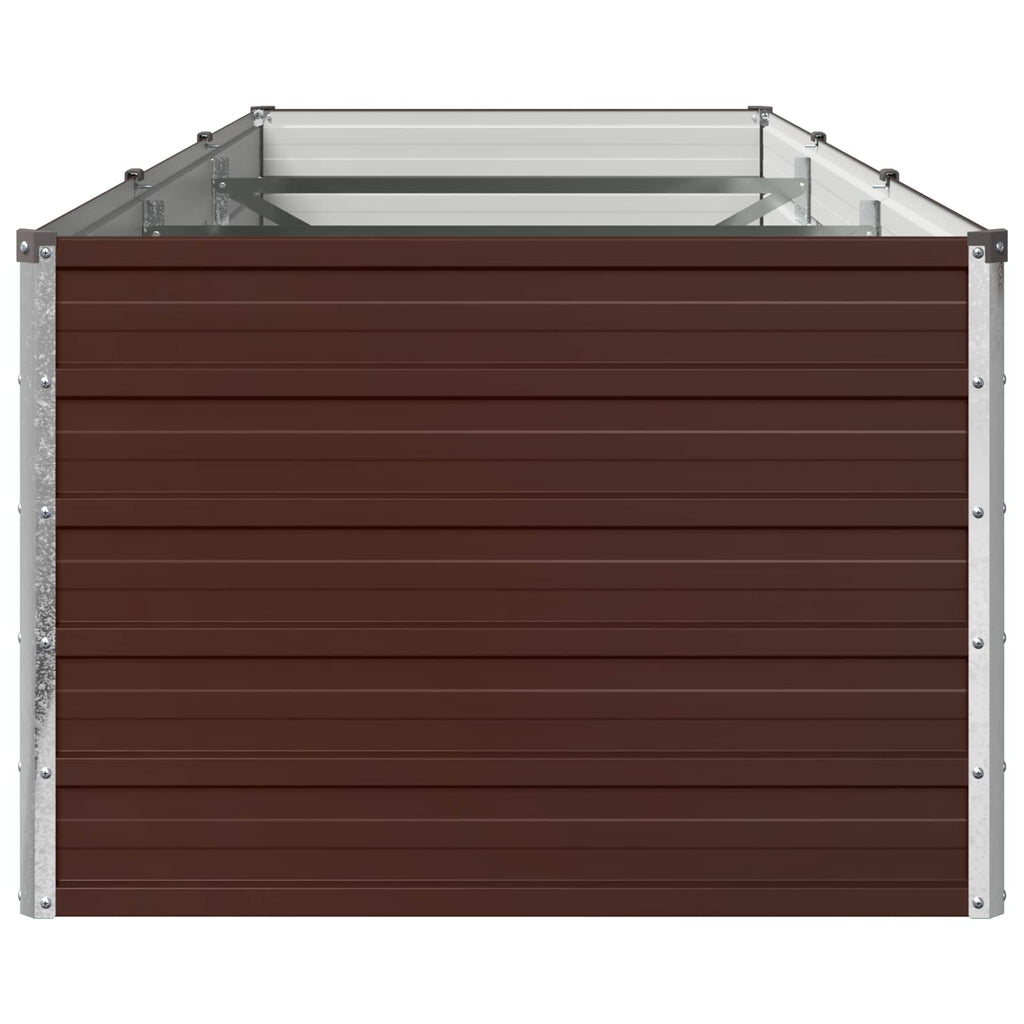 vidaXL Podniesione Łóżko Ogrodowe brązowy 240 x 80 x 55 cm