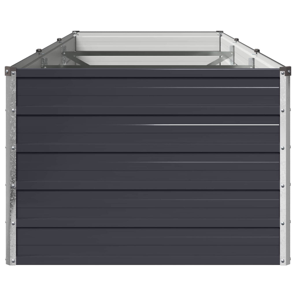 vidaXL Podniesione Łóżko Ogrodowe antracytowy 240 x 80 x 55 cm