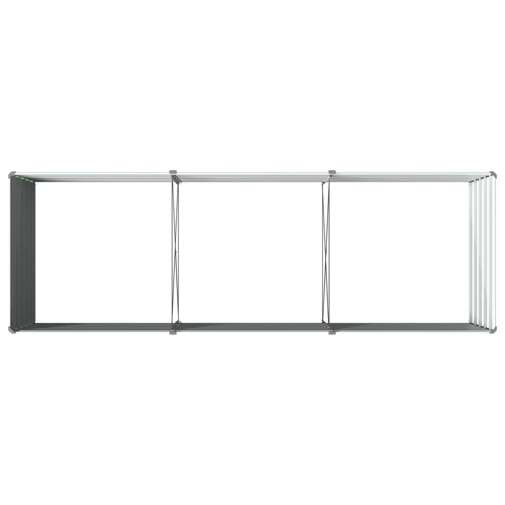 vidaXL Podniesione Łóżko Ogrodowe Pastelowa Zieleń 240 x 80 x 55 cm