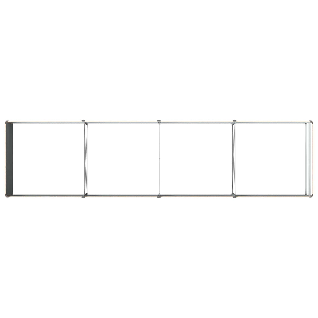 vidaXL Podniesione Łóżko Ogrodowe Brązowy Drewno 320 x 80 x 55 cm