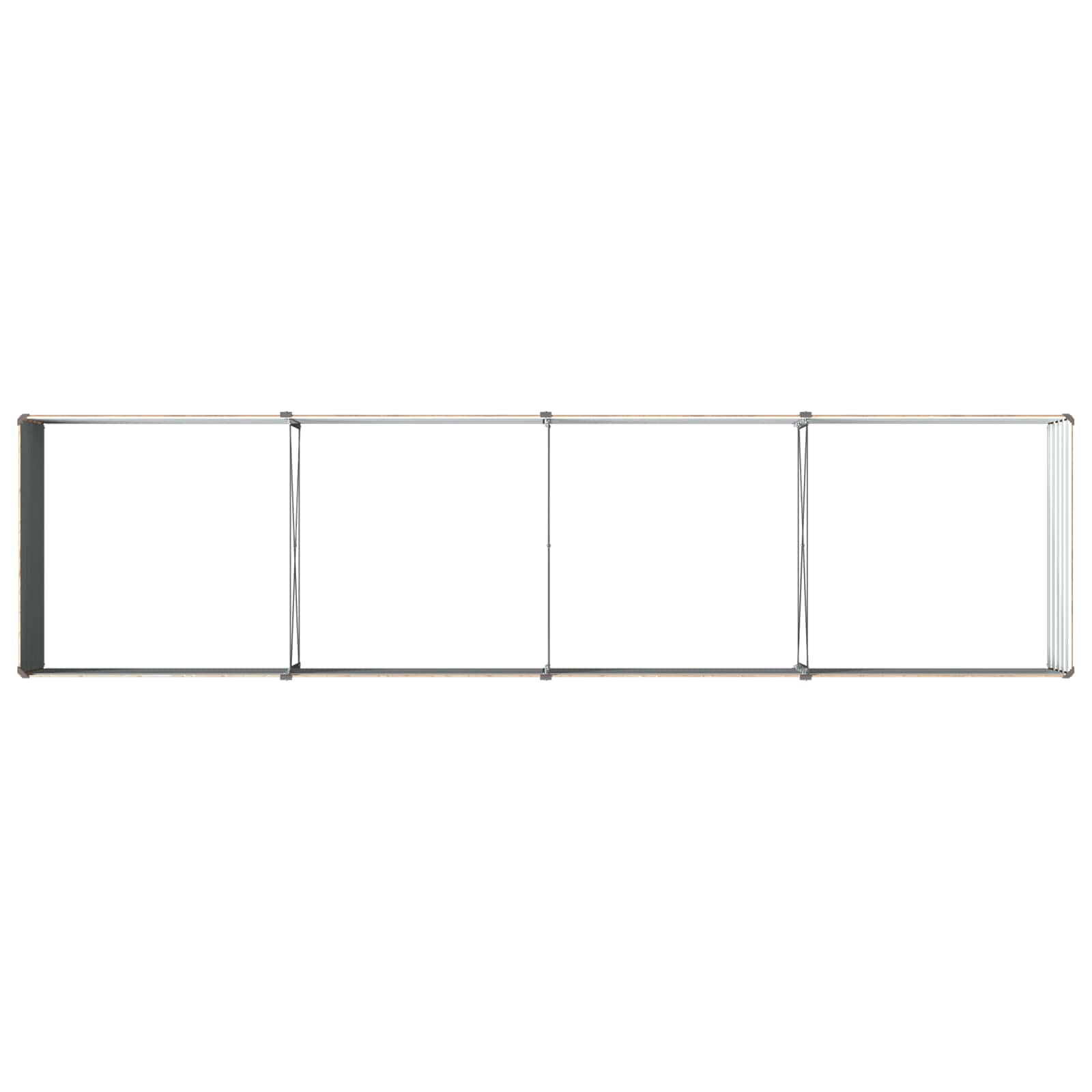 vidaXL Podniesione Łóżko Ogrodowe Brązowy Drewno 320 x 80 x 55 cm