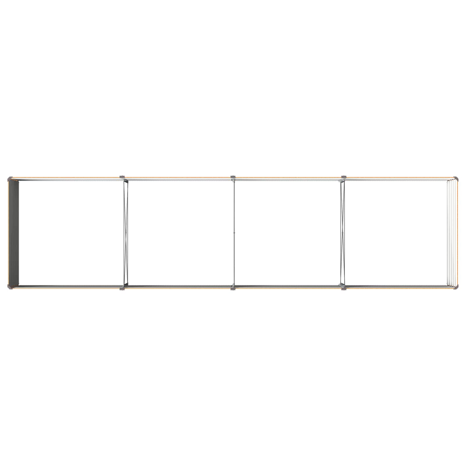vidaXL Podniesione Łóżko Ogrodowe naturalny 320 x 80 x 55 cm