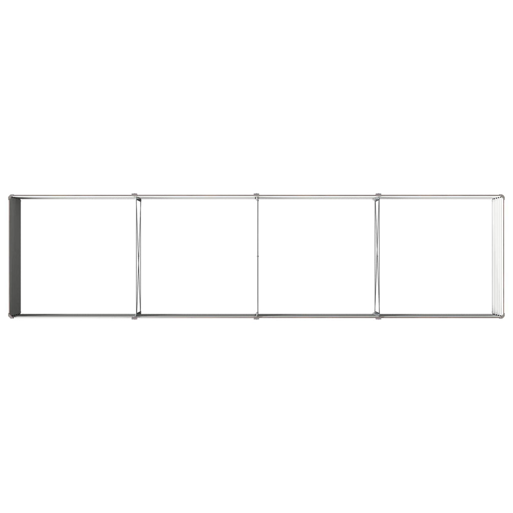 vidaXL Podniesione Łóżko Ogrodowe Czarny 320 x 80 x 55 cm