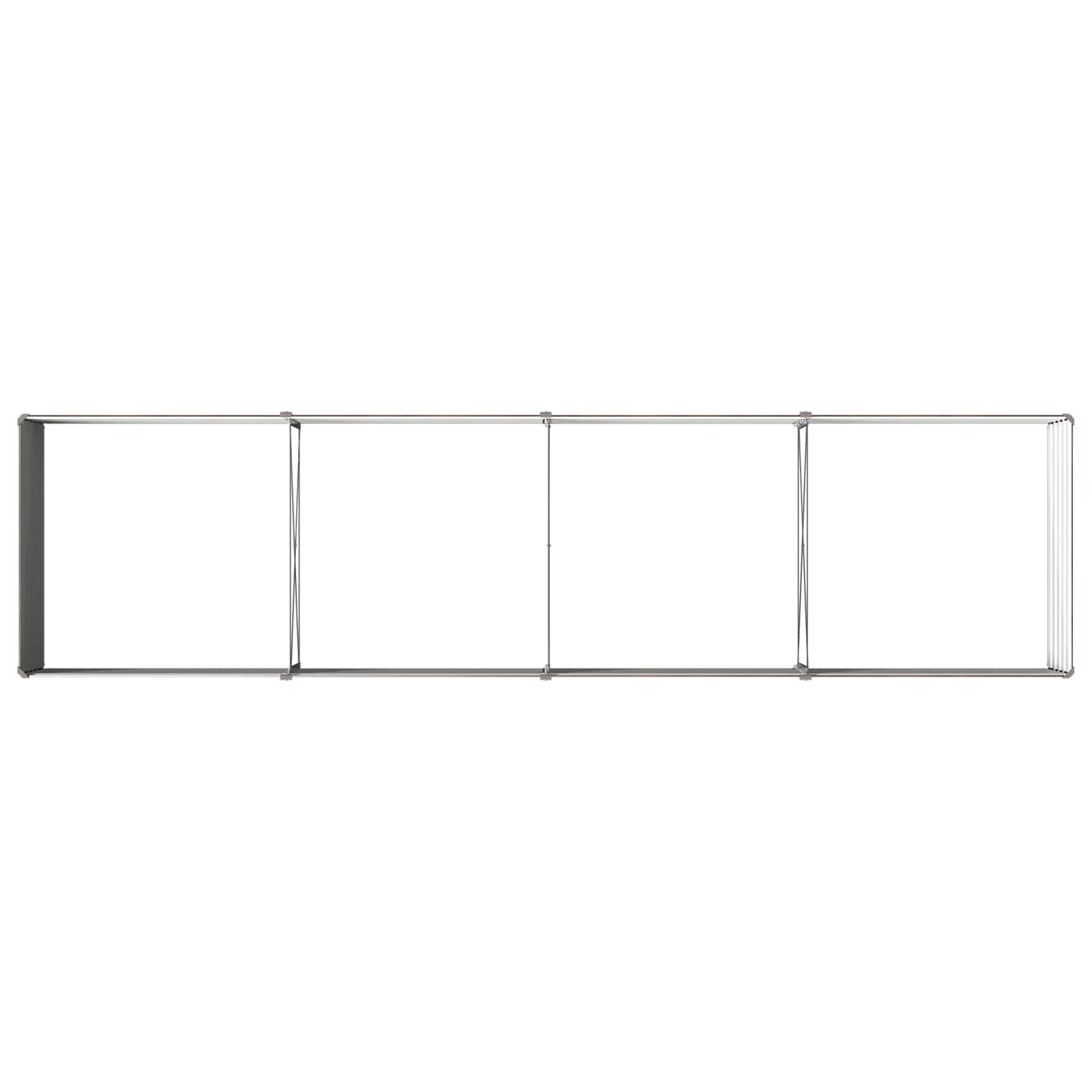 vidaXL Podniesione Łóżko Ogrodowe Czarny 320 x 80 x 55 cm