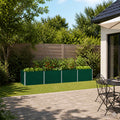 vidaXL Podniesione Łóżko Ogrodowe zielony 320 x 80 x 55 cm
