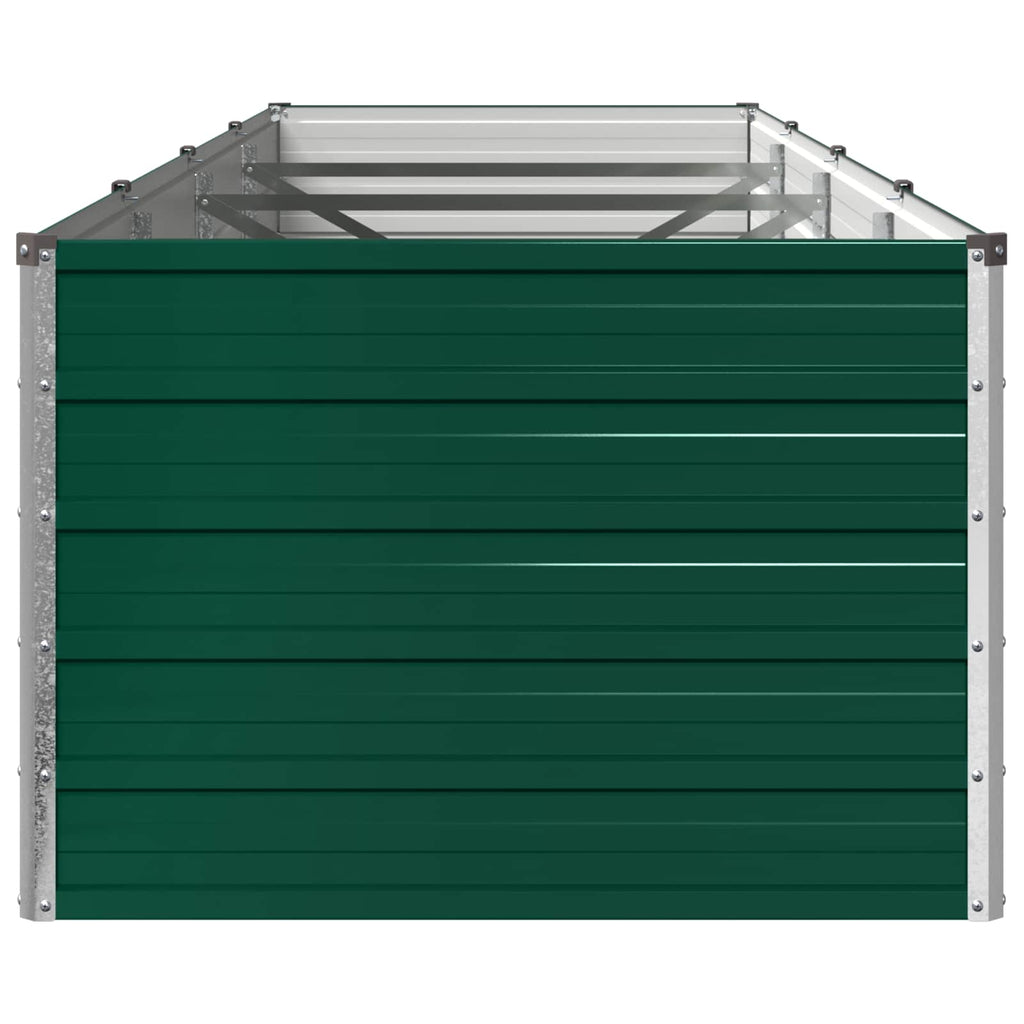vidaXL Podniesione Łóżko Ogrodowe zielony 320 x 80 x 55 cm