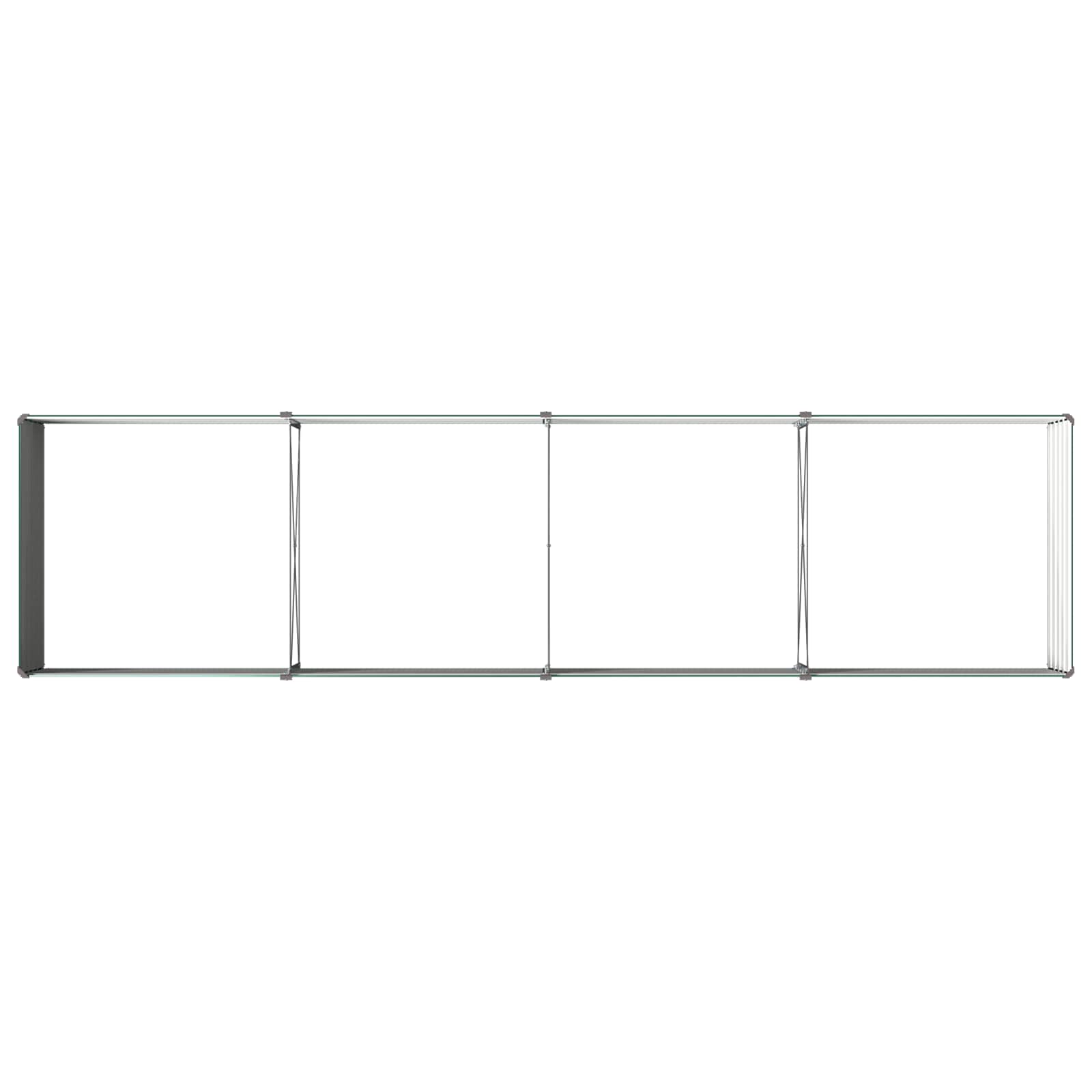 vidaXL Podniesione Łóżko Ogrodowe zielony 320 x 80 x 55 cm