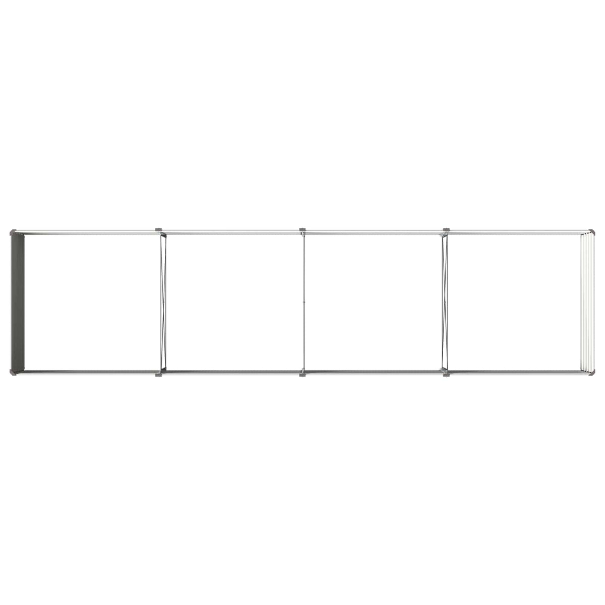 vidaXL Podniesione Łóżko Ogrodowe Szary 320 x 80 x 55 cm