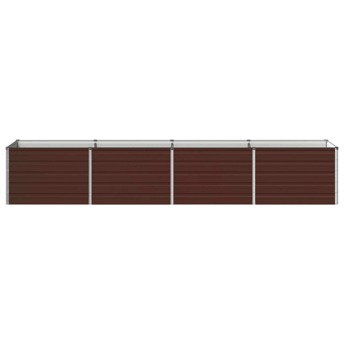 vidaXL Podniesione Łóżko Ogrodowe brązowy 320 x 80 x 55 cm