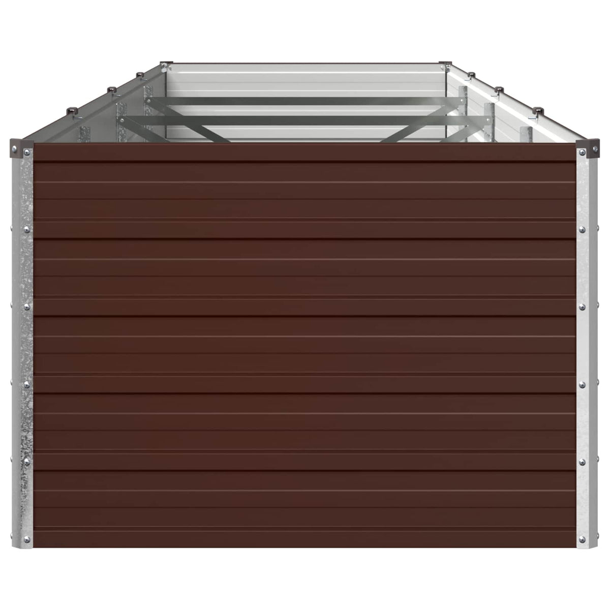 vidaXL Podniesione Łóżko Ogrodowe brązowy 320 x 80 x 55 cm