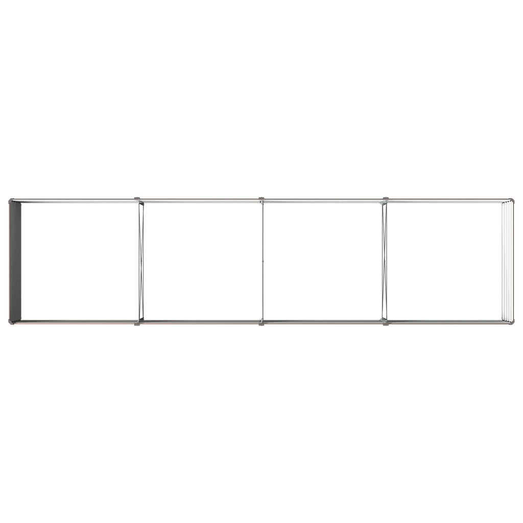 vidaXL Podniesione Łóżko Ogrodowe brązowy 320 x 80 x 55 cm