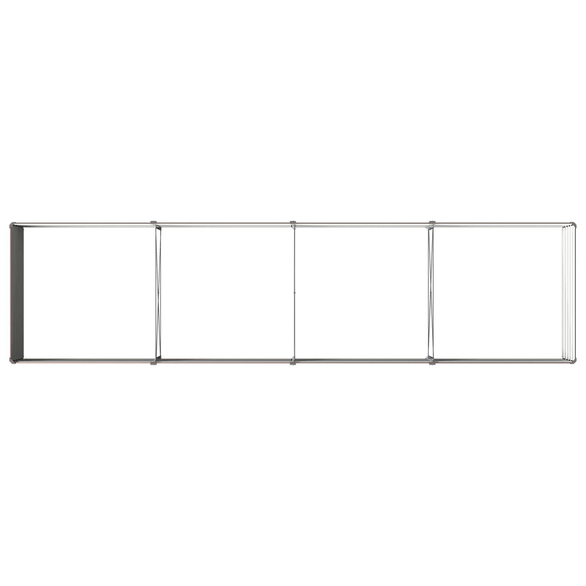vidaXL Podniesione Łóżko Ogrodowe brązowy 320 x 80 x 55 cm