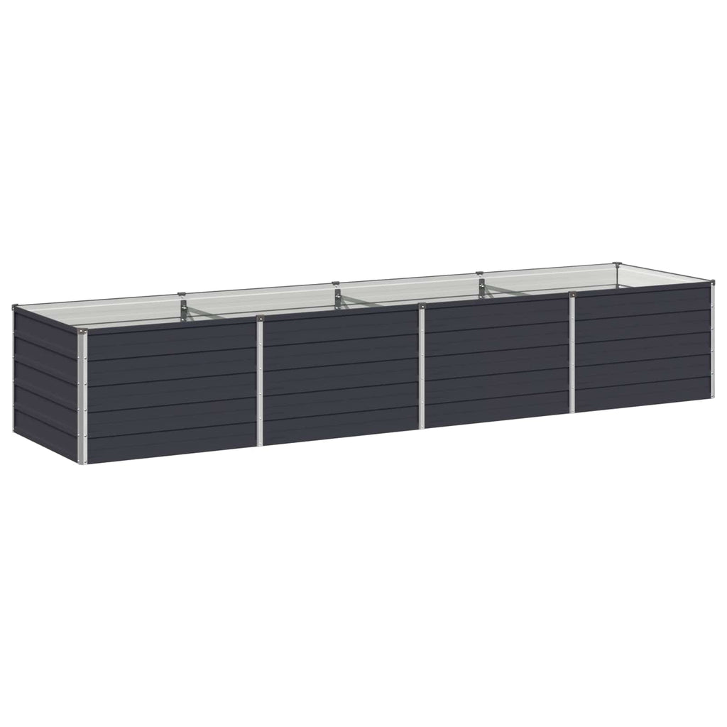 vidaXL Podniesione Łóżko Ogrodowe antracytowy 320 x 80 x 55 cm