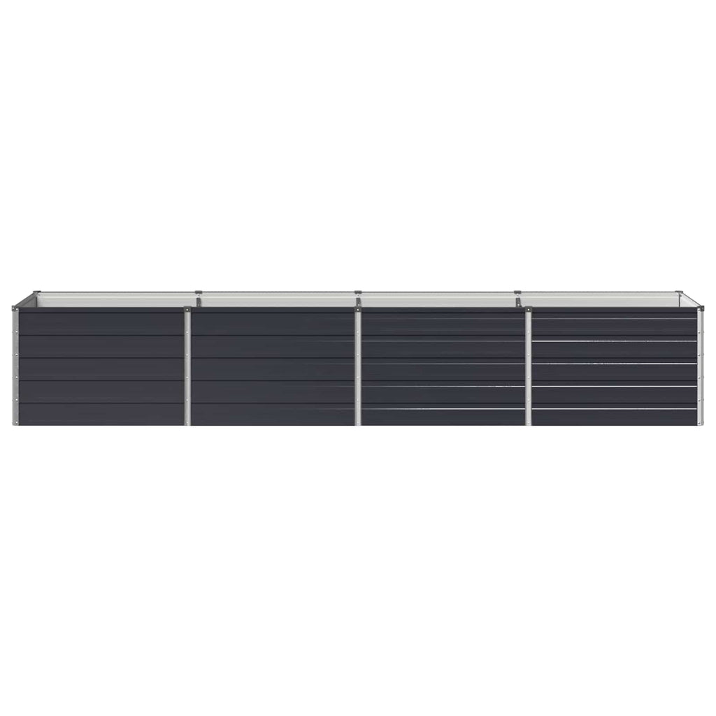 vidaXL Podniesione Łóżko Ogrodowe antracytowy 320 x 80 x 55 cm
