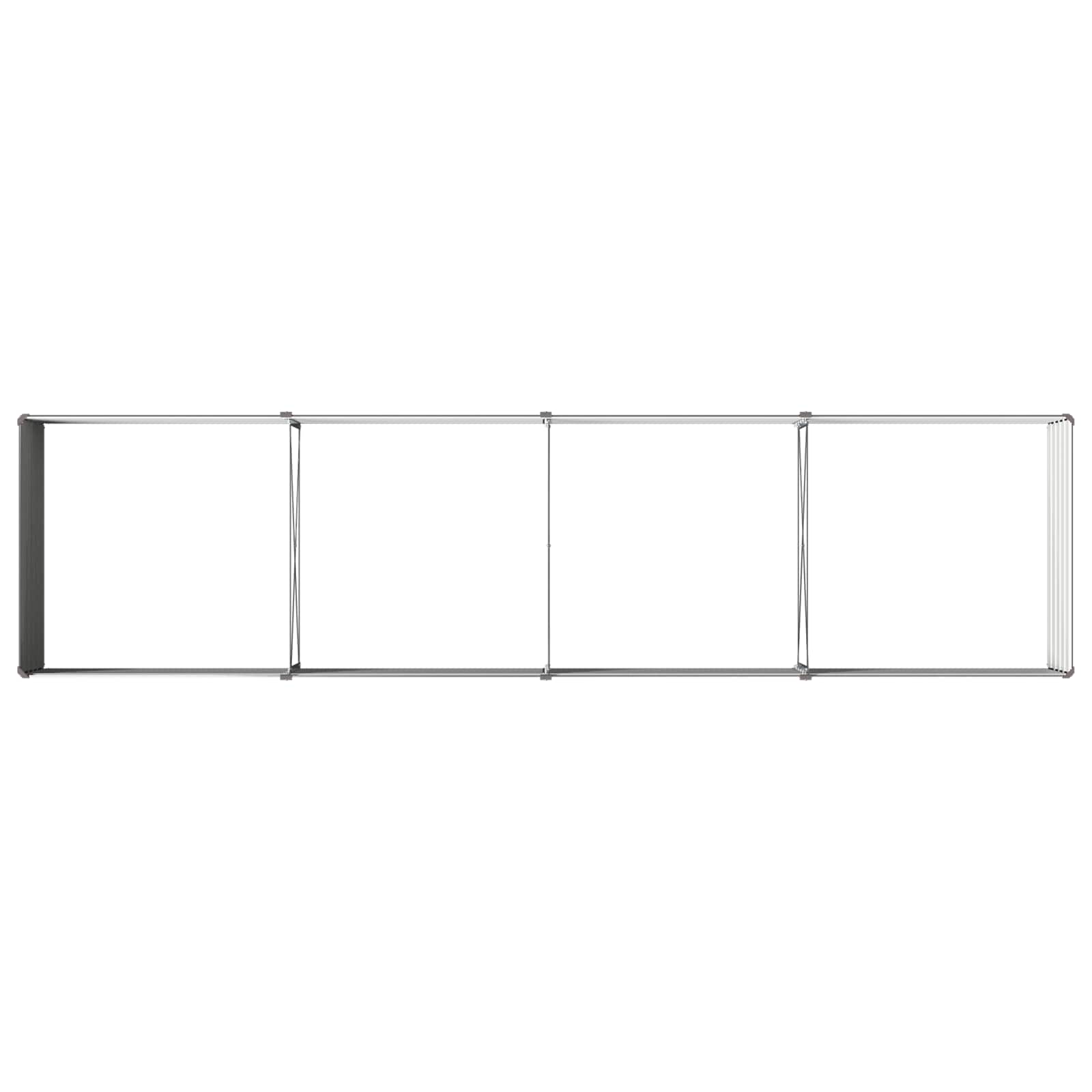 vidaXL Podniesione Łóżko Ogrodowe antracytowy 320 x 80 x 55 cm