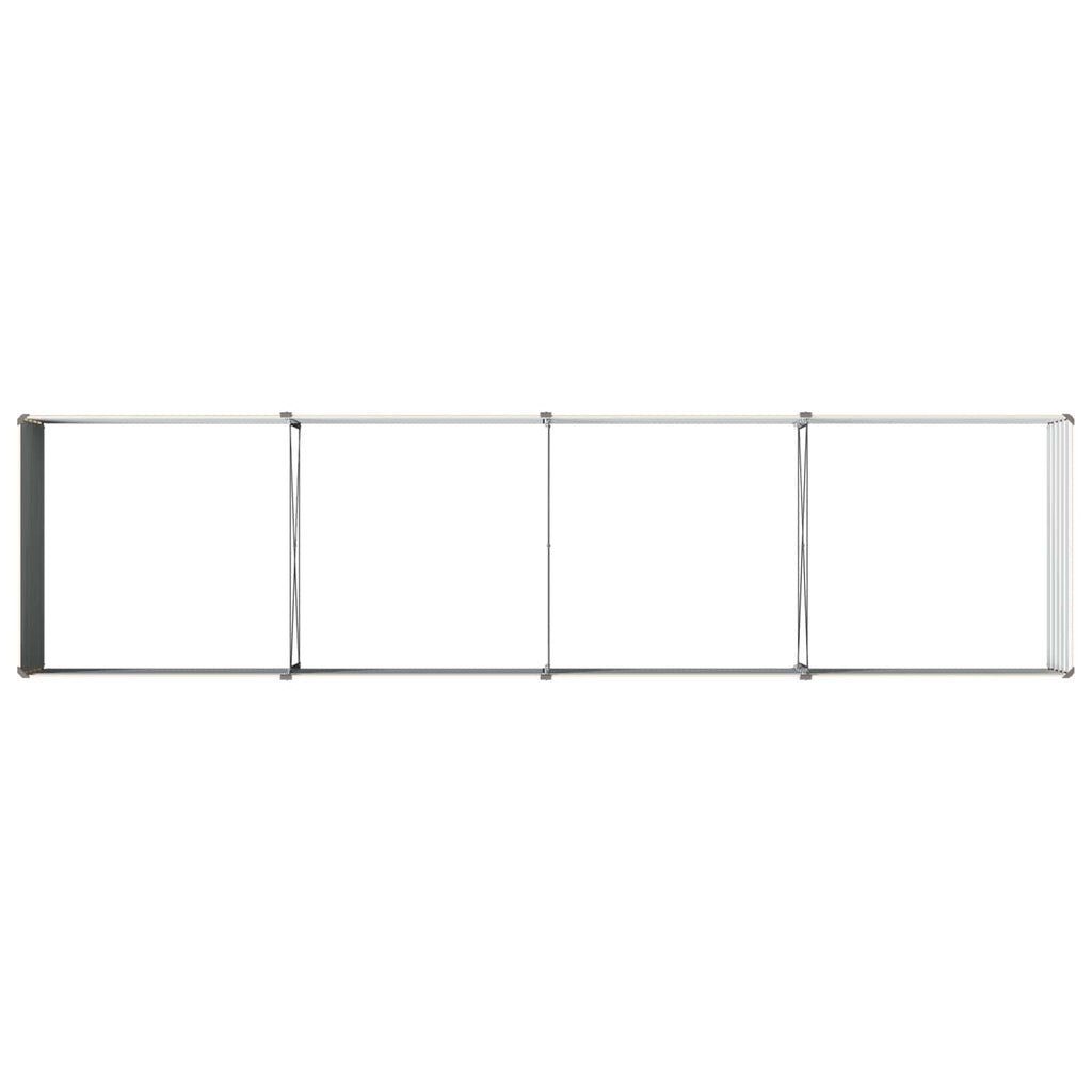vidaXL Podniesione Łóżko Ogrodowe Kość słoniowa 320 x 80 x 55 cm