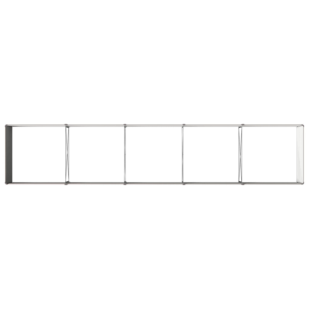 vidaXL Podniesione Łóżko Ogrodowe brązowy 400 x 80 x 55 cm