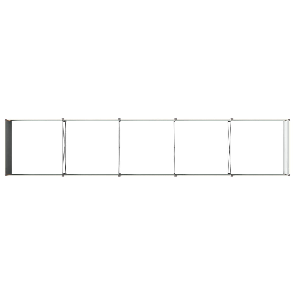 vidaXL Podniesione Łóżko Ogrodowe Kość słoniowa 400 x 80 x 55 cm