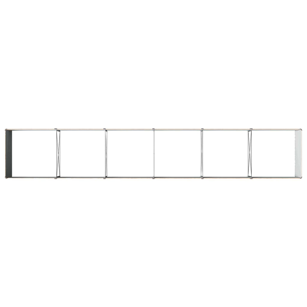 vidaXL Podniesione Łóżko Ogrodowe Brązowy Drewno 480 x 80 x 55 cm