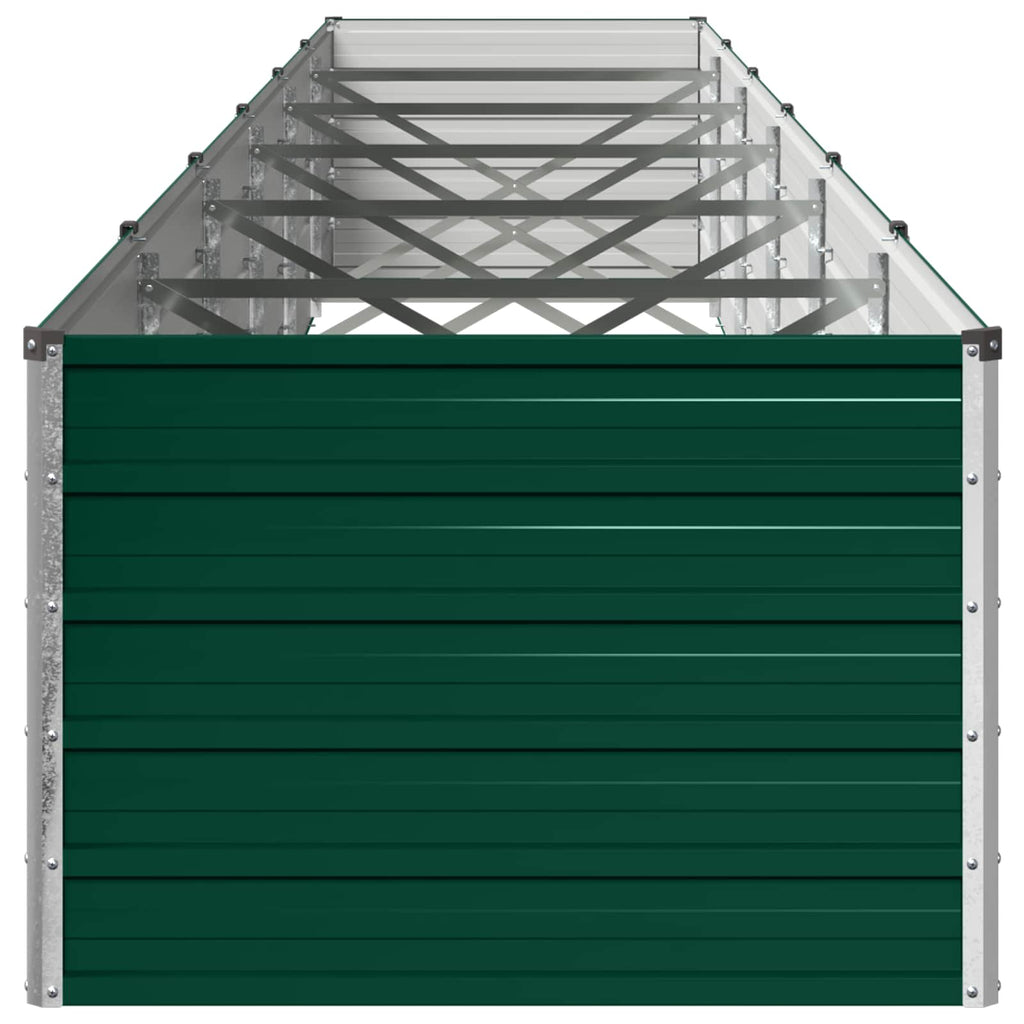 vidaXL Podniesione Łóżko Ogrodowe zielony 600 x 80 x 55 cm