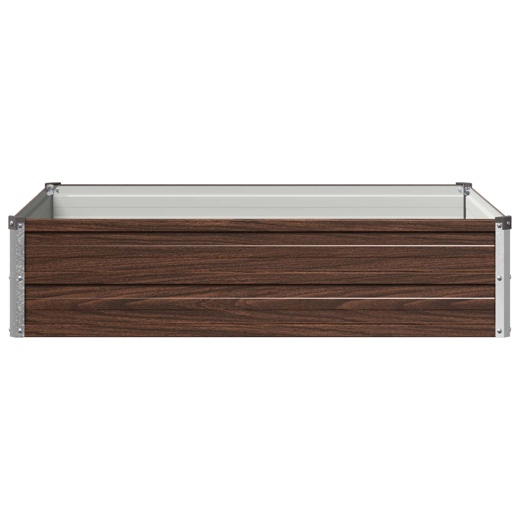 vidaXL Podniesione Łóżko Ogrodowe Czarny 100 x 80 x 24 cm