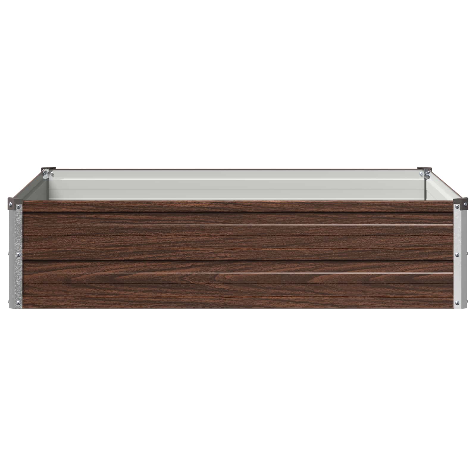 vidaXL Podniesione Łóżko Ogrodowe Czarny 100 x 80 x 24 cm