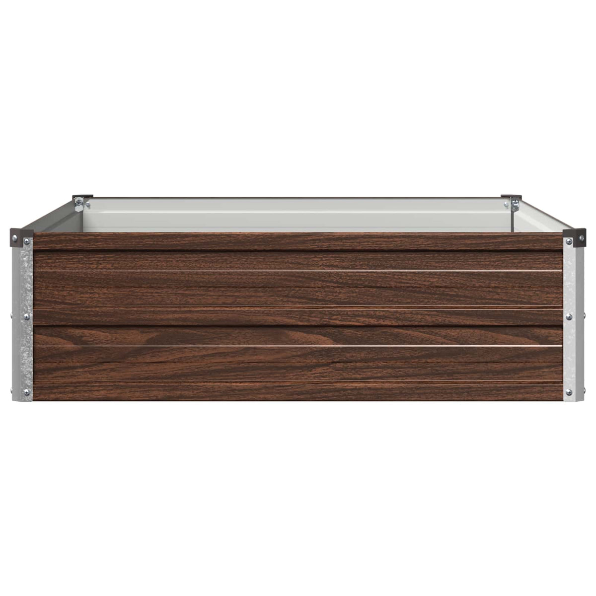 vidaXL Podniesione Łóżko Ogrodowe Czarny 100 x 80 x 24 cm