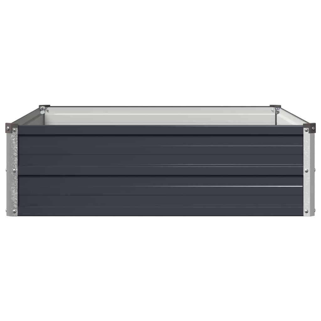 vidaXL Podniesione Łóżko Ogrodowe antracytowy 100 x 80 x 24 cm