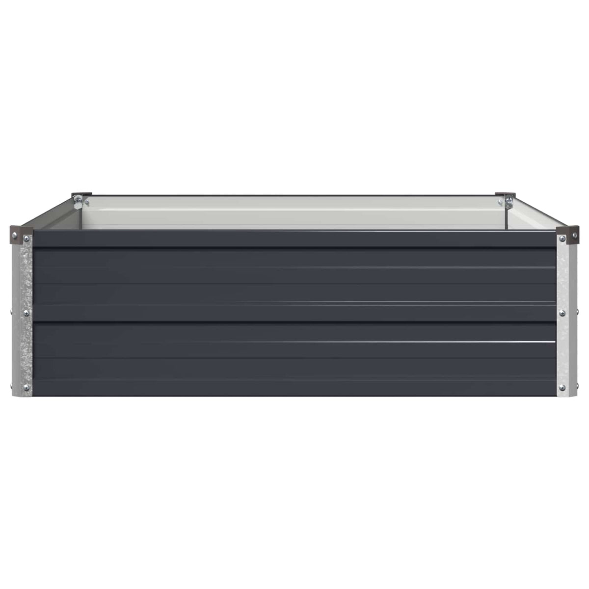 vidaXL Podniesione Łóżko Ogrodowe antracytowy 100 x 80 x 24 cm