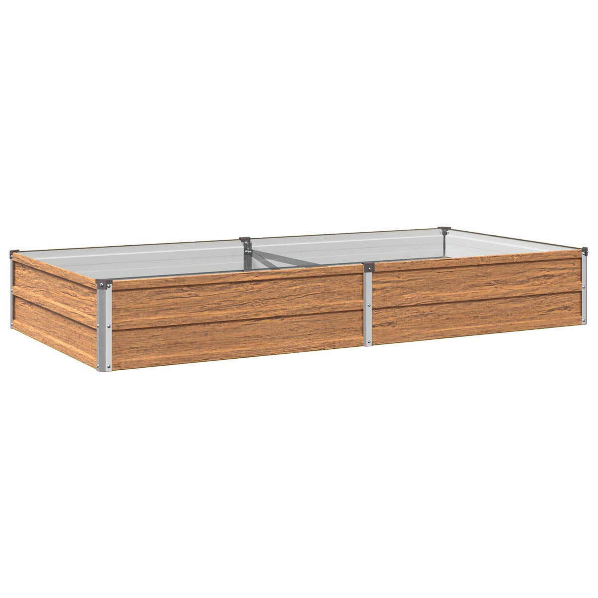 vidaXL Podniesione Łóżko Ogrodowe Brązowy Drewno 160 x 80 x 24 cm