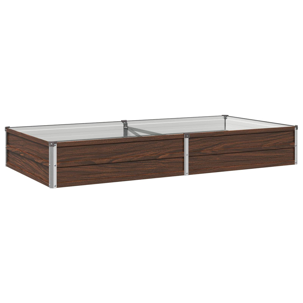vidaXL Podniesione Łóżko Ogrodowe Czarny 160 x 80 x 24 cm