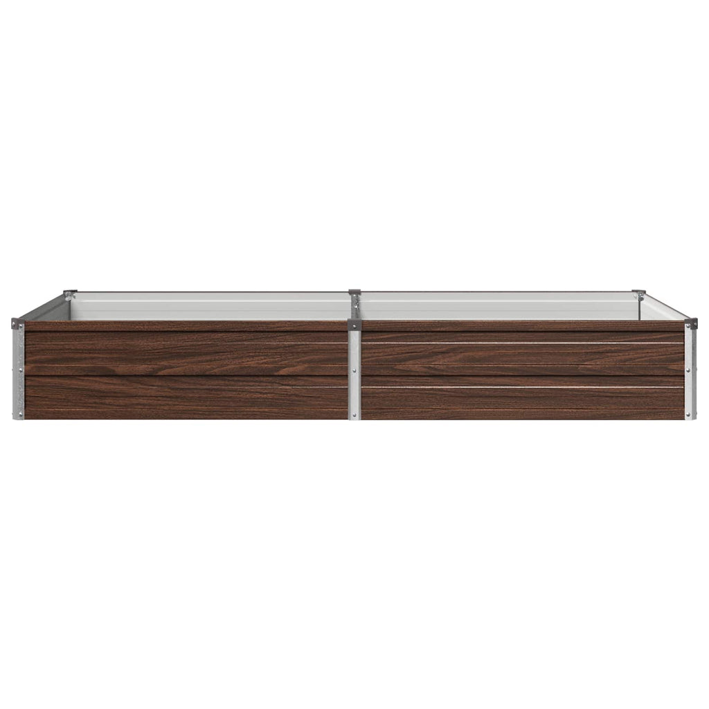 vidaXL Podniesione Łóżko Ogrodowe Czarny 160 x 80 x 24 cm